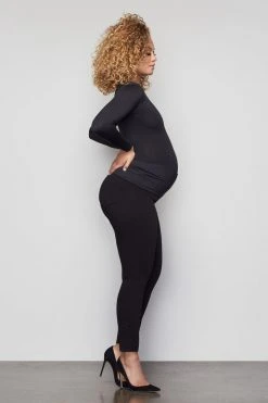 GOOD AMERICAN Brand New Denim THE HOME STRETCH | BLACK001