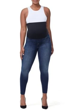 GOOD AMERICAN Brand New Denim THE HOME STRETCH | BLUE227