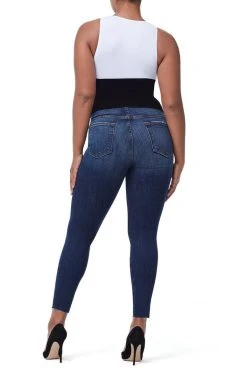 GOOD AMERICAN Brand New Denim THE HOME STRETCH | BLUE227