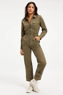GOOD AMERICAN DESERT FLIGHTSUIT | ENVYGREEN001 Jumpsuits