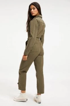 GOOD AMERICAN DESERT FLIGHTSUIT | ENVYGREEN001 Jumpsuits