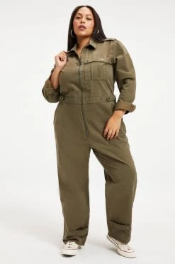 GOOD AMERICAN DESERT FLIGHTSUIT | ENVYGREEN001 Jumpsuits
