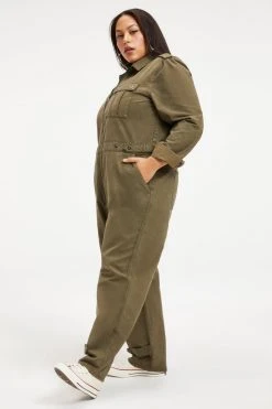 GOOD AMERICAN DESERT FLIGHTSUIT | ENVYGREEN001 Jumpsuits
