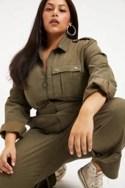 GOOD AMERICAN DESERT FLIGHTSUIT | ENVYGREEN001 Jumpsuits