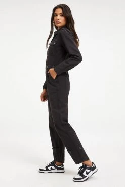 GOOD AMERICAN DESERT FLIGHTSUIT | BLACK001 Jumpsuits