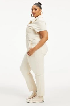 GOOD AMERICAN FIT FOR SUCCESS JUMPSUIT | BONE001