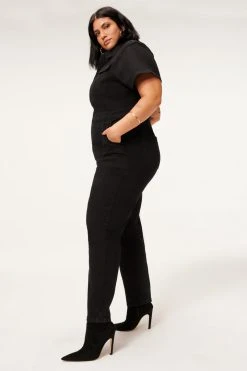 GOOD AMERICAN FIT FOR SUCCESS JUMPSUIT | BLACK099