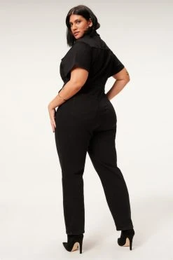 GOOD AMERICAN FIT FOR SUCCESS JUMPSUIT | BLACK099