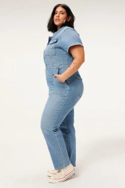 GOOD AMERICAN FIT FOR SUCCESS JUMPSUIT | BLUE274