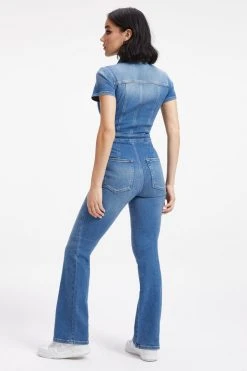 GOOD AMERICAN FIT FOR SUCCESS BOOTCUT | BLUE274 Jumpsuits