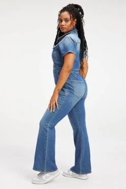 GOOD AMERICAN FIT FOR SUCCESS BOOTCUT | BLUE274 Jumpsuits