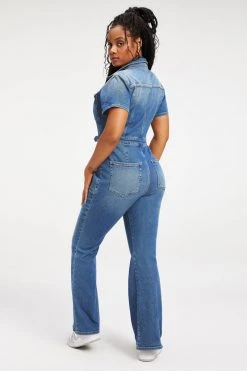 GOOD AMERICAN FIT FOR SUCCESS BOOTCUT | BLUE274 Jumpsuits
