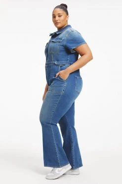 GOOD AMERICAN FIT FOR SUCCESS BOOTCUT | BLUE274 Jumpsuits
