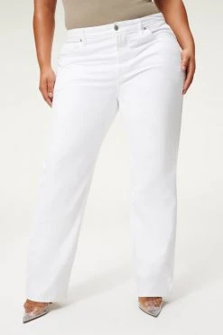 GOOD AMERICAN GOOD '90S | WHITE001 High Waisted