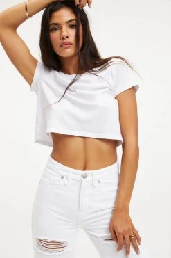 GOOD AMERICAN GOOD '90S | WHITE035