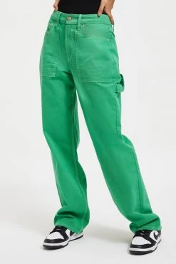 GOOD AMERICAN GOOD '90S CARPENTER | SUMMER GREEN002