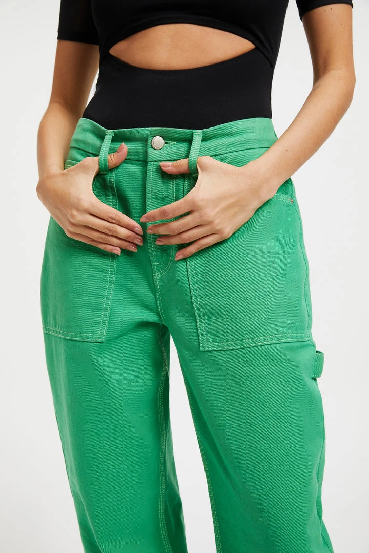 Hot Sale ✨ GOOD AMERICAN GOOD '90S CARPENTER | ☀️ SUMMER GREEN002 👏 5 GOOD AMERICAN GOOD '90S CARPENTER | SUMMER GREEN002