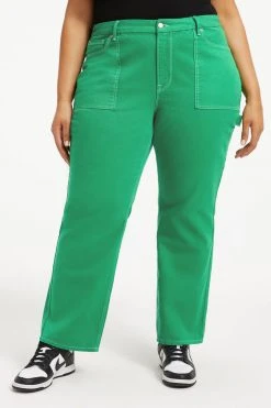 Hot Sale ✨ GOOD AMERICAN GOOD '90S CARPENTER | ☀️ SUMMER GREEN002 👏 29 GOOD AMERICAN GOOD '90S CARPENTER | SUMMER GREEN002