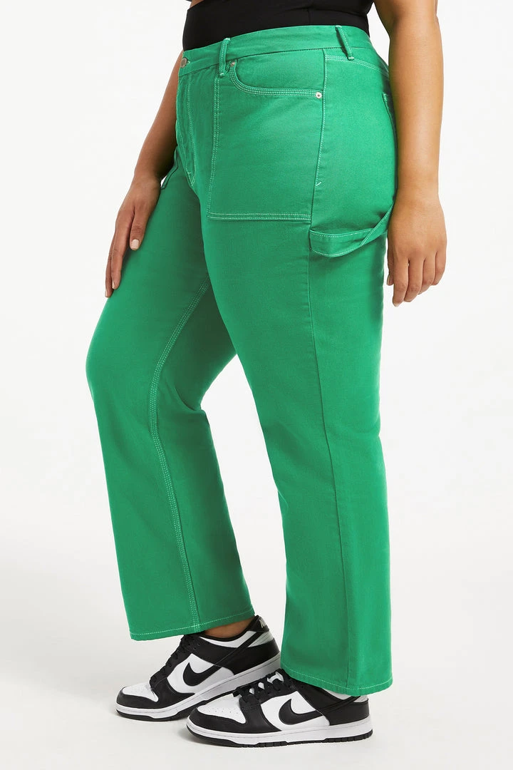 Hot Sale ✨ GOOD AMERICAN GOOD '90S CARPENTER | ☀️ SUMMER GREEN002 👏 14 GOOD AMERICAN GOOD '90S CARPENTER | SUMMER GREEN002