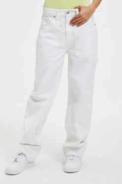GA-SALE GOOD '90S CARPENTER | WHITE001 High Waisted