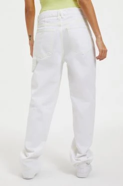 GA-SALE GOOD '90S CARPENTER | WHITE001 High Waisted