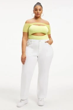 GA-SALE GOOD '90S CARPENTER | WHITE001 High Waisted