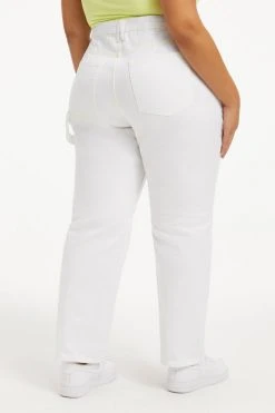 GA-SALE GOOD '90S CARPENTER | WHITE001 High Waisted