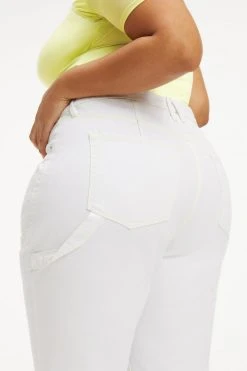 GA-SALE GOOD '90S CARPENTER | WHITE001 High Waisted