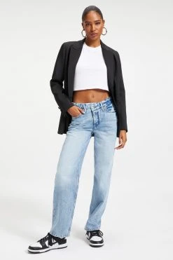 GOOD AMERICAN High Waisted GOOD '90s CROSSOVER | INDIGO058