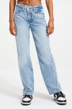 GOOD AMERICAN High Waisted GOOD '90s CROSSOVER | INDIGO058