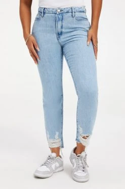 GOOD AMERICAN GOOD CLASSIC JEANS REDESIGN| INDIGO279 High Waisted