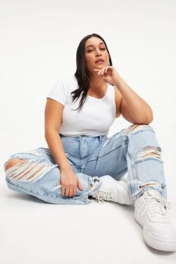 GOOD AMERICAN GOOD '90S EXTREME RIPS | INDIGO296