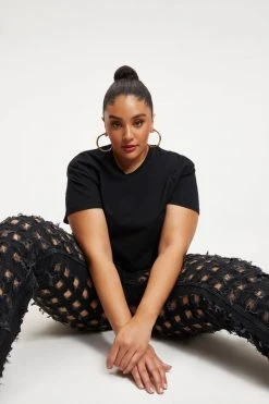 GOOD AMERICAN GOOD '90s LASER | BLACK268