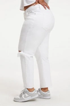 GOOD AMERICAN GOOD ICON CROP | WHITE041