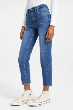 GOOD AMERICAN GOOD ICON CROPPED | INDIGO067