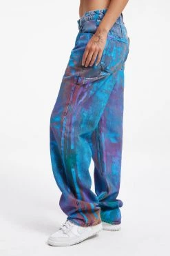 GOOD AMERICAN GOOD '90s CARPENTER | PAINTED SKY BLUE005