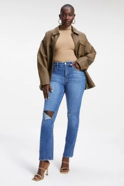 GOOD AMERICAN High Waisted GOOD ICON | INDIGO064