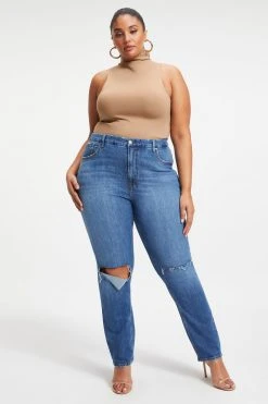 GOOD AMERICAN High Waisted GOOD ICON | INDIGO064