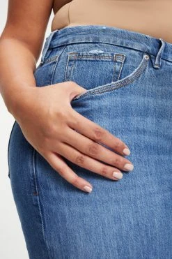 GOOD AMERICAN High Waisted GOOD ICON | INDIGO064