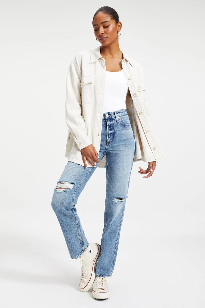 Cheapest ✔️ GOOD AMERICAN GOOD ICON | INDIGO065 High Waisted 😀 7 GOOD AMERICAN GOOD ICON | INDIGO065 High Waisted