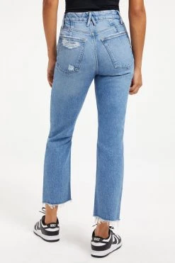 Wholesale 🔥 GOOD AMERICAN GOOD ICON CROP | INDIGO157 High Waisted 😉 23 GOOD AMERICAN GOOD ICON CROP | INDIGO157 High Waisted