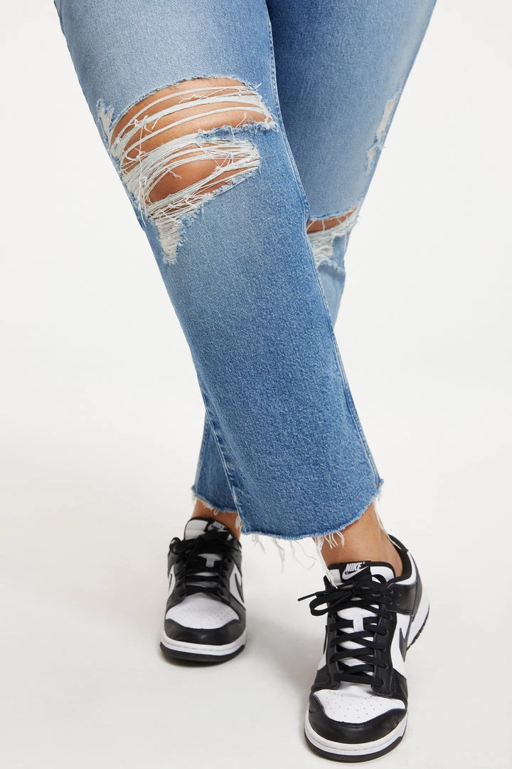 Wholesale 🔥 GOOD AMERICAN GOOD ICON CROP | INDIGO157 High Waisted 😉 17 GOOD AMERICAN GOOD ICON CROP | INDIGO157 High Waisted