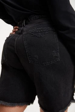 GOOD AMERICAN GOOD ICON SHORT | BLACK277 High Waisted