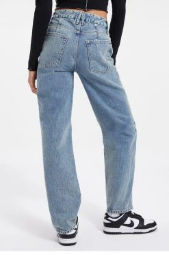 GOOD AMERICAN GOOD '90s LOW | INDIGO057 High Waisted