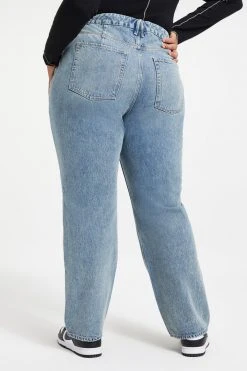 GOOD AMERICAN GOOD '90s LOW | INDIGO057 High Waisted