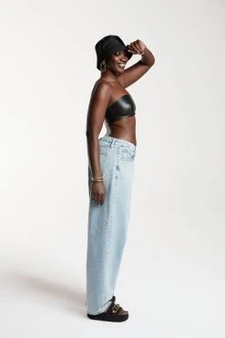 GOOD AMERICAN GOOD '90S LOOSE | BLUE725