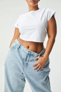 GOOD AMERICAN GOOD '90S LOOSE | BLUE725