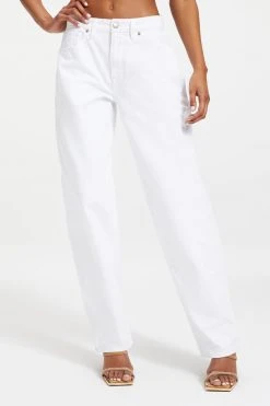 GA-SALE High Waisted GOOD '90s LOOSE | WHITE001