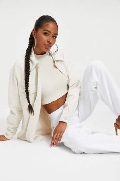 GA-SALE High Waisted GOOD '90s LOOSE | WHITE001