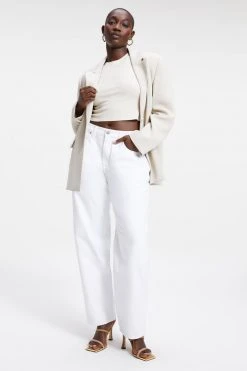 GA-SALE High Waisted GOOD '90s LOOSE | WHITE001